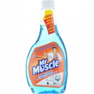 Средство для мытья стекол и поверхностей «Mr.Muscle» Профессионал, со спиртом, сменный баллон, 530 мл