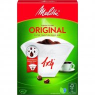 Фильтры для кофе «Melitta» 1X4/40, белый, 40 шт