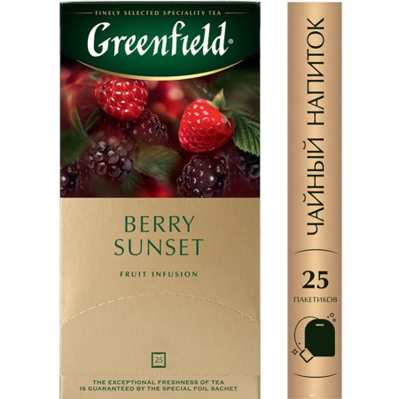 Напиток чайный Greenfield berry sunset, 25х2 г