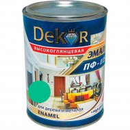 Эмаль «Dekor» ПФ-115, салатный, 0.8 кг