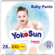 Подгузники-трусики для детей «YokoSun» размер XXL, 15-23 кг, 28 шт