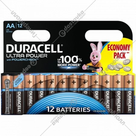 Батарейки «Duracell» LR6MX1500, 12 шт