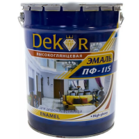 

Эмаль"DEKOR"(ПФ-115,светло-серый)20кг