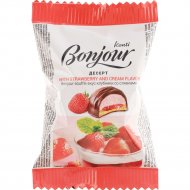 Десерт «Konti» Bonjour souffle со вкусом клубники и сливок, 29 г