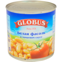 

Фасоль "ГЛОБУС" (в т/с,ж/б) 400г