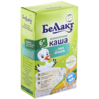 

Каша"БЕЛЛАКТ"(б/м,3 зл.,вит/мин/ин) 200г