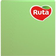 Салфетки «Ruta» Колор, зеленые, 33х33 см, 3 слоя, 20 шт
