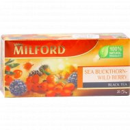 Чай черный «Milford» облепиха-лесные ягоды, 20 пакетиков.