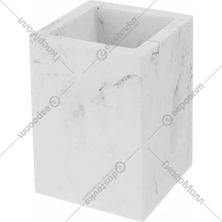 Стакан для зубных щеток «Perfecto Linea» Marble, 35-000003, белый