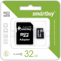 

Кар.пам."SMARTBUY"(32GB,Сlass10с адапт.)