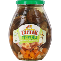 

Грузди "ЛЮТИК" (отборные,в марин) 580 г