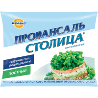 

Соус майон."ПРОВ.СТОЛИЦА"(п/эт.пак) 180г