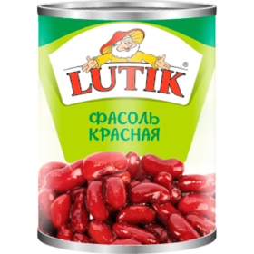 Фасоль кон­сер­ви­ро­ван­ная «Lutik» крас­ная, 425 г