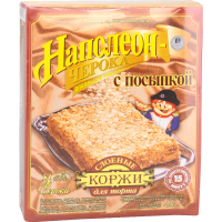 

Корж "НАПОЛЕОН ЧЕРОКА" (с посып)РФ 400г