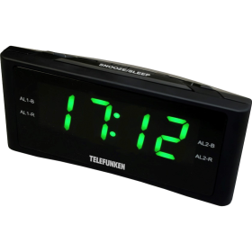 Ра­дио­ча­сы «Telefunken» TF-1712, черный/зе­ле­ный