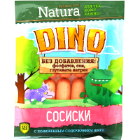 

Сосиски"NATURA DINO"(в/с,газ)Инко,270г