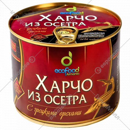 Суп консервированный «EcoFood» харчо из осетра с грецкими орехами, 530 г