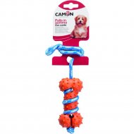 Игрушка для собак «Camon» Кость резиновая с веревкой, AD028/A