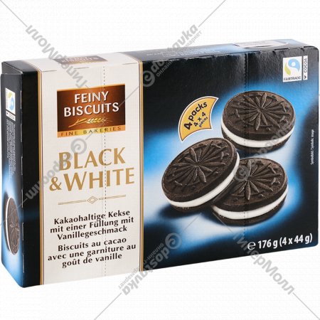 Печенье «Feiny Biscuits» Black, 176 г