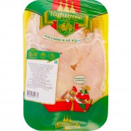 Филе грудки цыплят-бройлеров без кожи, замороженное, 1 кг, фасовка 0.8 - 0.9 кг