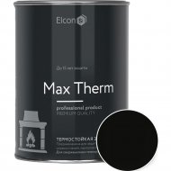 Эмаль «Elcon» термостойкая, черный, 0.8 кг