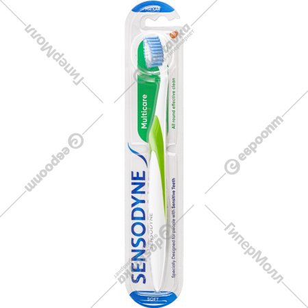 Зубная щетка «Sensodyne» Multicare, светло-зеленая, мягкая