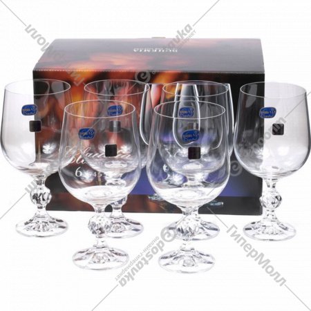 Набор бокалов для вина «Crystalex» Claudia, 40149/455, 455 мл, 6 шт