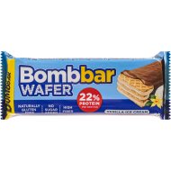 Протеиновый батончик вафельный Bombbar Ванильный пломбир в шоколаде, 45 г