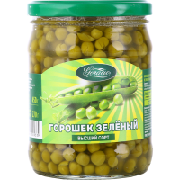 

Горошек зеленый "GORACIO"(в/с) 450г