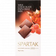Шоколад молочный «Спартак» взрывной микс, 95 г