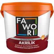 Краска «Fawori» Acrylic Exterior Paint White, 10 л