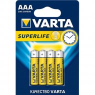 Элемент питания «Varta» Superlife R03, 4 шт