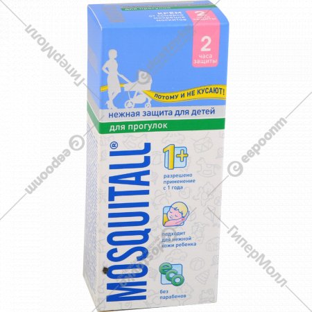 Крем «Mosquitall» Нежная защита для детей, от комаров, 40 мл