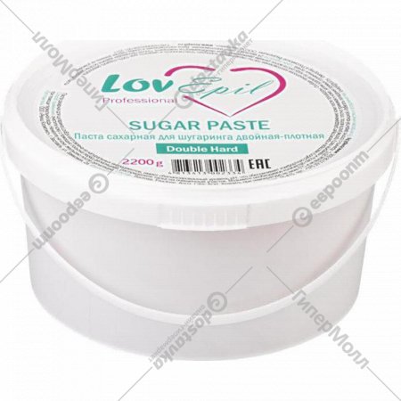 Паста для шугаринга «Lovepil» Double hard, сахарная, 2.2 кг