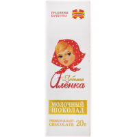 

Шоколад "ЛЮБИМАЯ АЛЕНКА" Коммунарка 20г