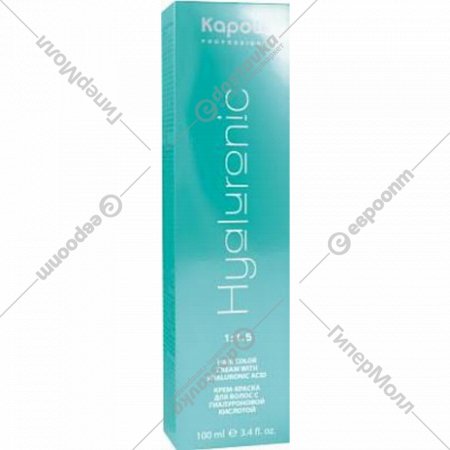 Крем-краска для волос «Kapous» Hyaluronic Acid с гиалуроновой кислотой 4.81, коричневый какао пепельный, 100 мл