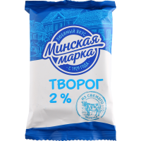 

Творог"МИНСК.МАРКА"(традиционный,2%)180г