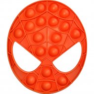 Вечная пупырка антистресс «Pop It» человек-паук, оранжевый