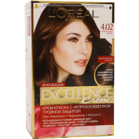 

Краска"L'OREAL COL.EXC."(4.02,плен.кашт)