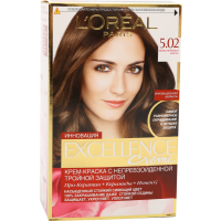 

Краска"L'OREAL COL.EXC."(5.02,обол.кашт)