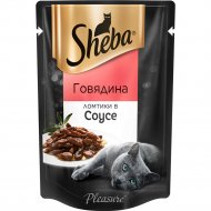 Корм для кошек «Sheba» ломтики в соусе, говядина, 85 г