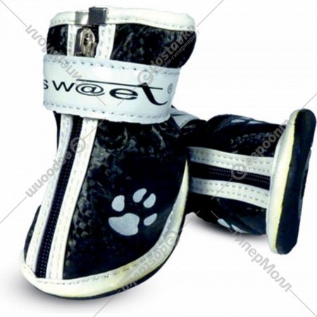 Ботинки для собак «Triol» YXS083-0, 12241072, черный, 4 шт