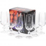 Набор бокалов для шампанского «Bohemia Crystal» Claudia, 6 шт, 180 мл