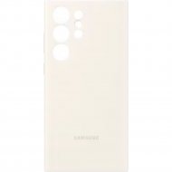 Чехол для телефона «Samsung» Silicone Case S23 Ultra, EF-PS918TUEGRU, бежевый хлопок