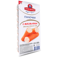 

Палочки крабовые"САНТА БРЕМОР"(охл)200г