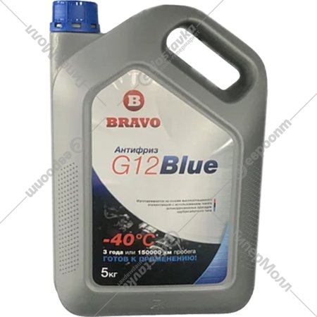 Антифриз «Bravo» БП000010438, синий, 5 кг
