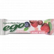 Протеиновый батончик «Ego» фруктово-ягодный, лесные ягоды, 40 г