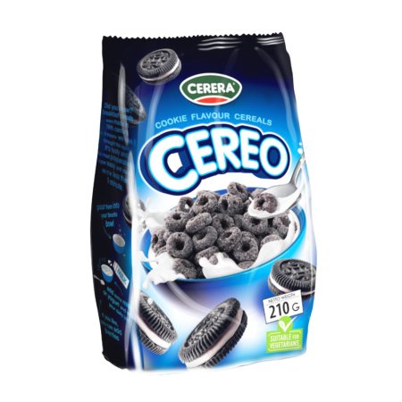 Сухой завтрак Cereo колечки со вкусом печенья, 210 г