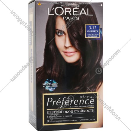 Краска для волос «L'Oreal Paris» Recital Preference, Мулен Руж 3.12.