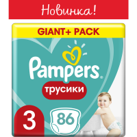 

Подг-трус"PAMPERS AB PANTS ДЖ. 3+"86шт